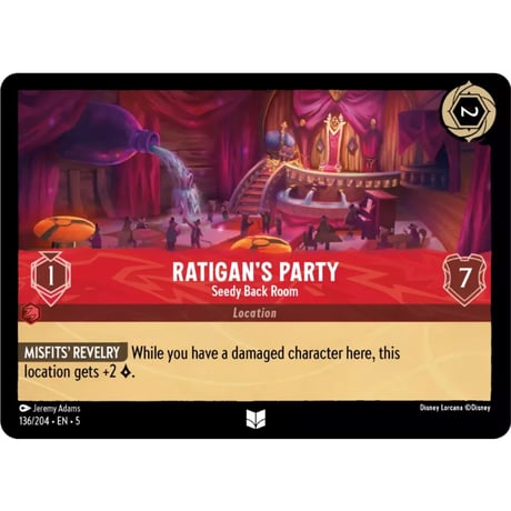 LORCANA Ratigan's Party (Seedy Back Room) - 136/204-EN-5