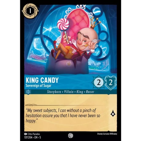 LORCANA King Candy (Sovereign of Sugar) - 137/204-EN-5