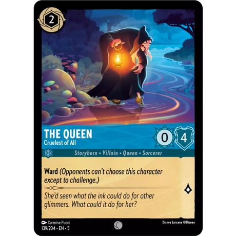 LORCANA The Queen (Cruelest of All) - 139/204-EN-5