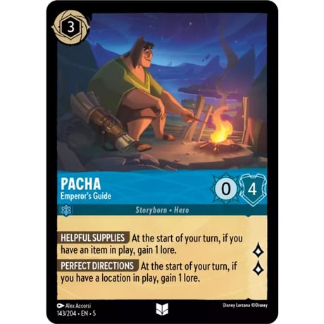 LORCANA Pacha [Uncommon] / Pacha (Emperor's Guide) - 143/204-EN-5