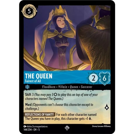 LORCANA The Queen (Fairest of All) - 144/204-EN-5