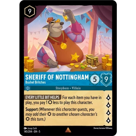 LORCANA Sheriff of Nottingham (Bushel Britches) - 145/204-EN-5