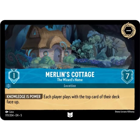 LORCANA Merlin's Cottage (The Wizard's Home) - 170/204-EN-5