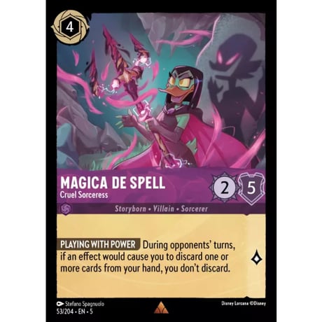 LORCANA Magica De Spell (Cruel Sorceress) - 53/204-EN-5