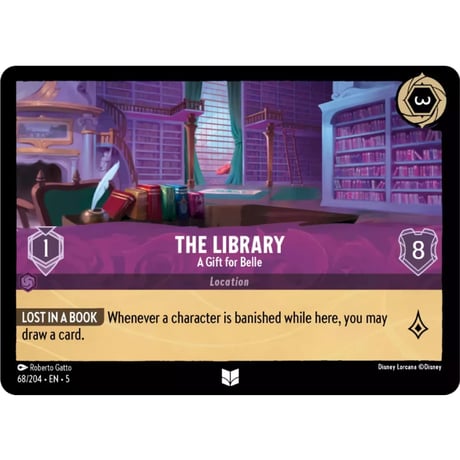 LORCANA The Library (A Gift for Belle) - 68/204-EN-5