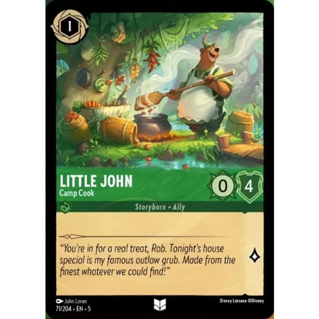 LORCANA Little John (Camp Cook) - 71/204-EN-5