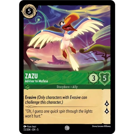 LORCANA Zazu (Advisor to Mufasa) - 72/204-EN-5