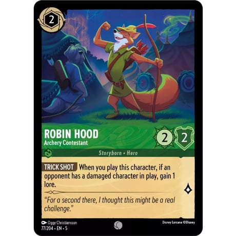 LORCANA Robin Hood (Archery Contestant) - 77/204-EN-5