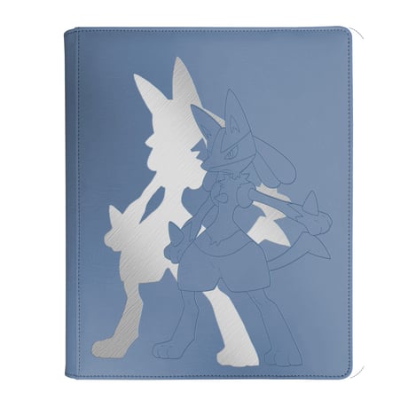 Pokemon Card Ultra Pro Elite Series Lucario 9 Pocket Zippered PRO Binder