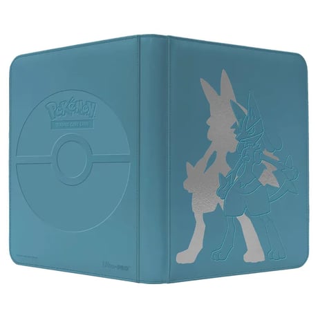 Pokemon Card Ultra Pro Elite Series Lucario 9 Pocket Zippered PRO Binder