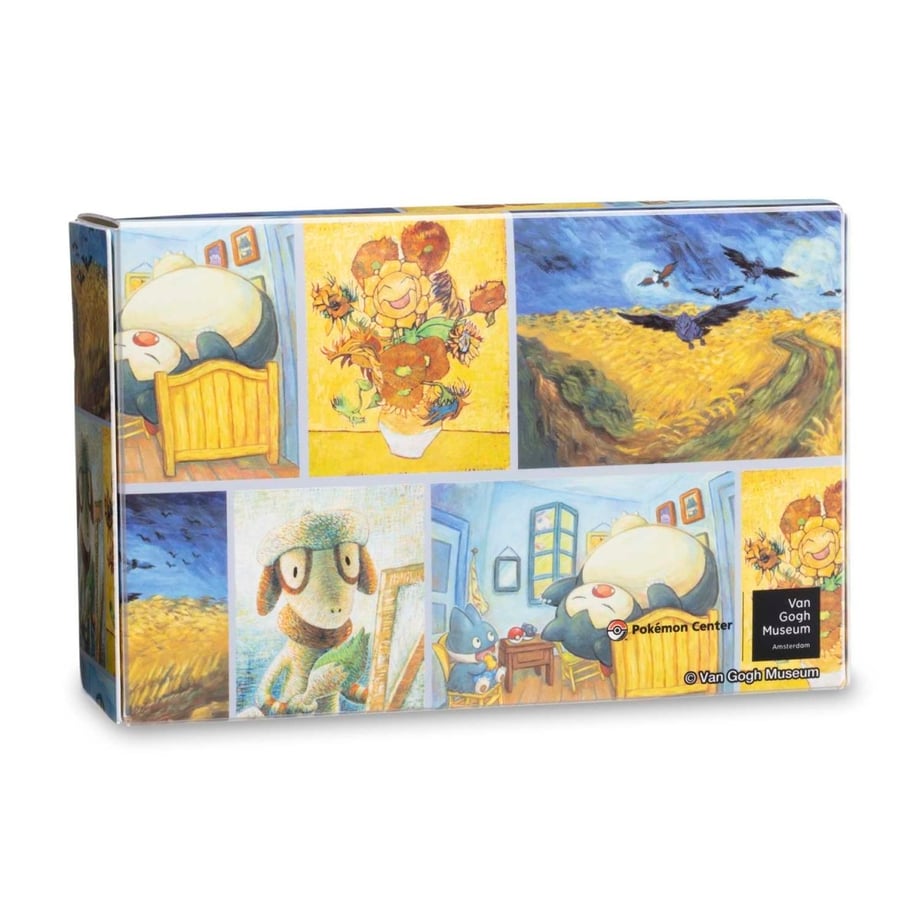 [Exterior may be torn] Pokemon Card Van Gogh x Pokemon [All-over Pattern] Double Deck Box