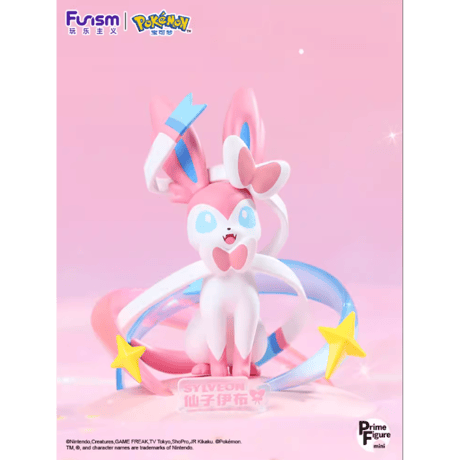 [The outer box may be crushed] China exclusive Pokemon x Funism palm-sized figure [Sylveon]