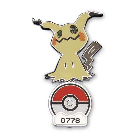 Pokemon Center Exclusive Mimikyu Standing Pin