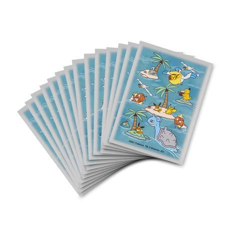 Pokemon Card Sunny Sea Card Sleeves (65 Cards)