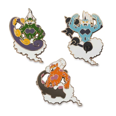 Pokemon Center Exclusive Tornadus, Thundurus, and Landorus Pin