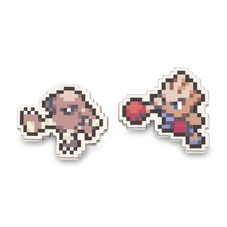 Pokémon Center Exclusive Crabrawler/Sawk Pixel Pin