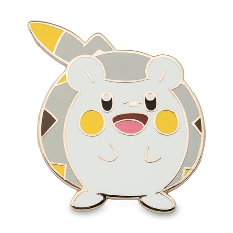 Pokemon Center exclusive Togedemaru, Nekoala, Mimikkyu, and Namakobushi pins