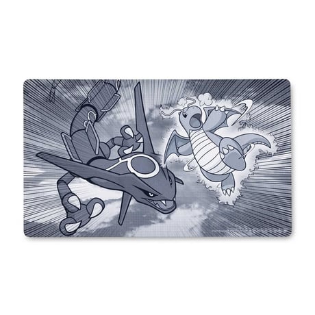 Pokemon Card Rayquaza &amp; Dragonite Clash Playmat