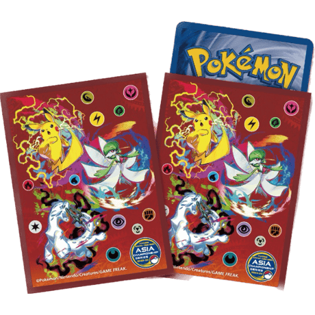 Asian Games venue exclusive Regional League Tournament original (Paojian, Pikachu, Gardevoir) sleeves (64 pieces)