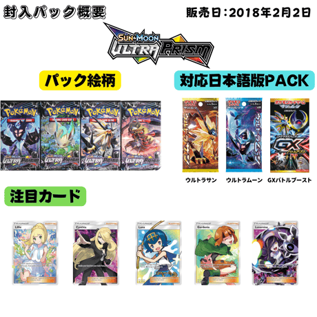 Pokemon Card Ultra Prism 3 Cards Pack