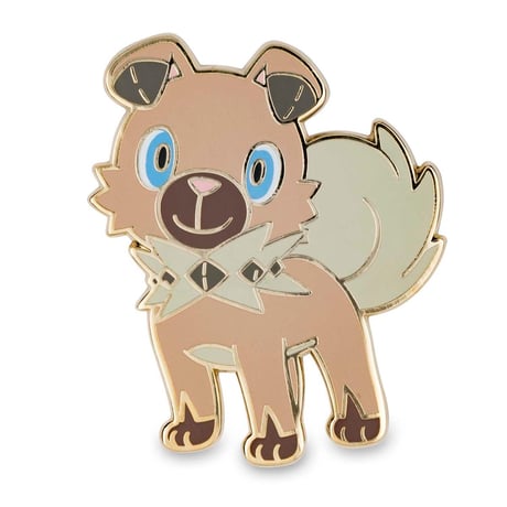 Pokémon Center Exclusive Rockruff/Lugarugan (Daytime/Midnight Form) Pin