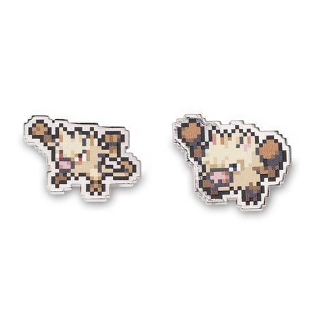 Pokémon Center Exclusive Mankey and Ogre-Monkey Pixel Pin