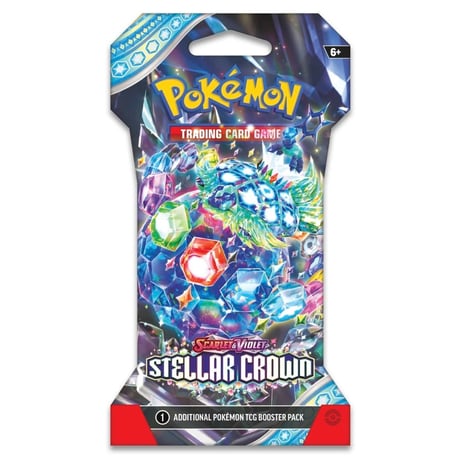 Pokemon Card Stellar Crown Sleeved Booster Pack (random pack design)