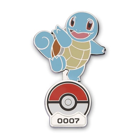 Pokemon Center Exclusive Squirtle Standing Pin