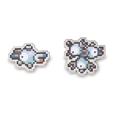 Pokemon Center Exclusive Coil and Rarecoil Pixel Pin