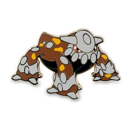 Pokemon Center Exclusive Heatran and Regigigas Pin