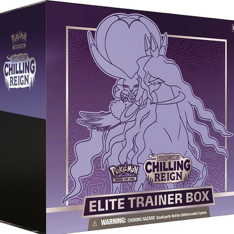 Pokemon Card Chilling Reign Elite Trainer Boxes [Black Horse Badrexe]