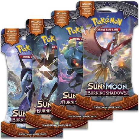 Pokemon Card Burning Shadows Sleeved Booster Pack