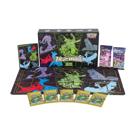 [Exterior may be damaged] Pokemon Card Chinese Simplified Edition Dragon Return Battle Set Gift Box [Rayquaza]