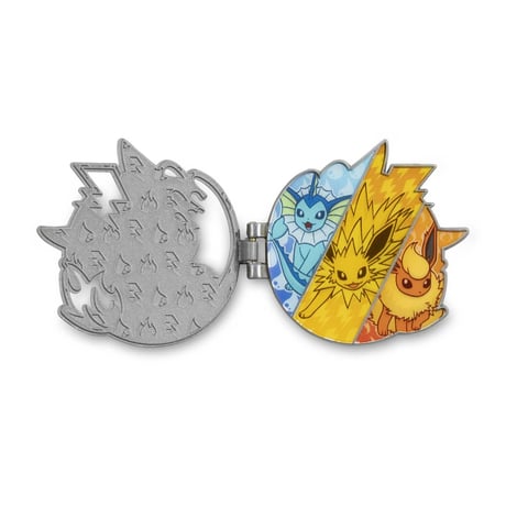 Pokemon Center Exclusive Eevee, Vaporeon, Jolteon, Flareon Evolution Pin