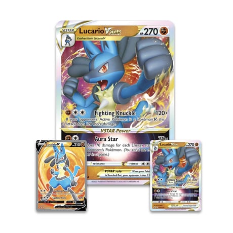 Pokemon Card Lucario VSTAR Premium Collection