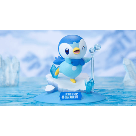 [The outer box may be crushed] China exclusive Pokemon × Funism palm-sized figure [Piplup]