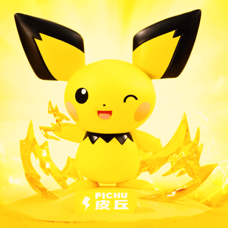 [The outer box may be crushed] China exclusive Pokemon x Funism palm-sized figure [Pichu]