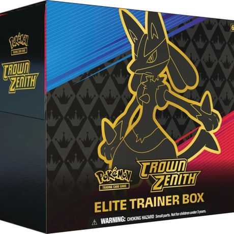 Pokemon Card Crown Zenith Elite Trainer Box [Lucario]