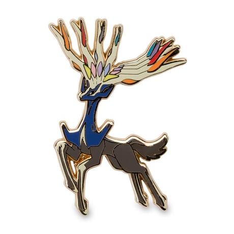 Pokemon Center exclusive Xerneas, Yveltal, and Zygarde pin