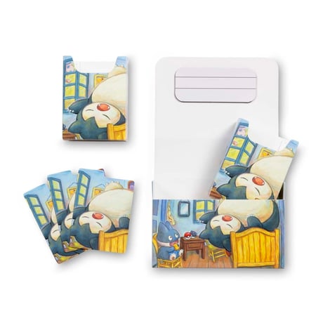 [Exterior may be torn] Pokemon Card Van Gogh x Pokemon [Snorlax] Double Deck Box