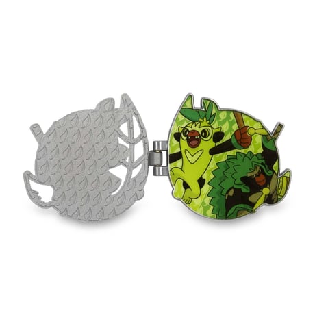 Pokemon Center Exclusive Grookey, Bacchante, and Rillaboom Evolution Pin