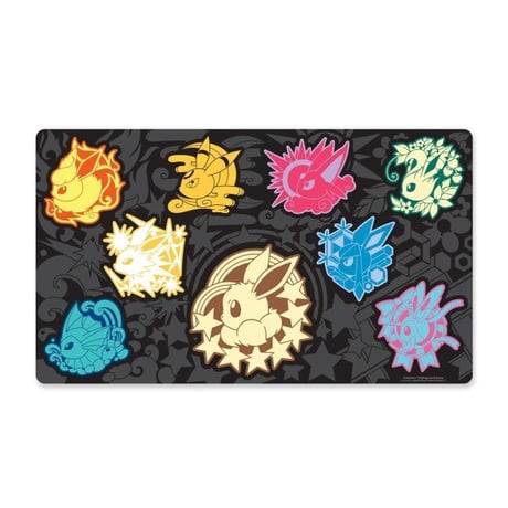 Pokemon Card Face of Eevee Playmat