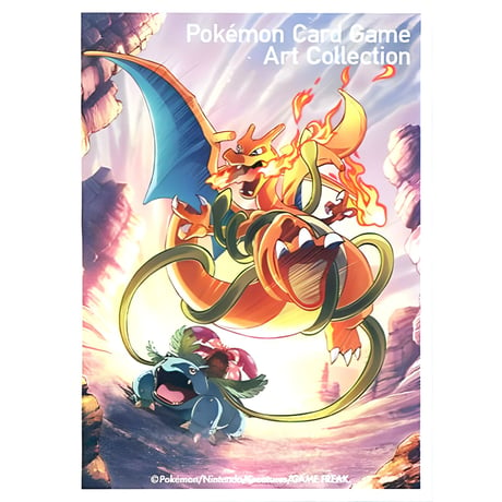 [Rose] Japanese Pokemon Center Exclusive Charizard VS Venusaur Sleeve (2016)