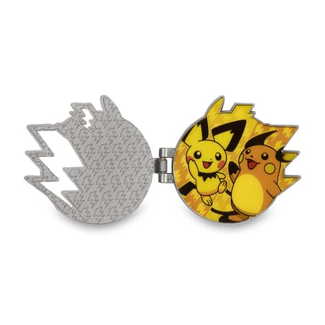 Pokemon Center Exclusive Pichu, Pikachu, and Raichu Evolution Pins