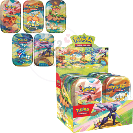 [Box may be crushed] Pokemon Card Vibrant Paldea Mini Tin Collection