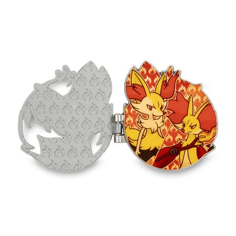 Pokemon Center Exclusive Fennekin, Braixen, and Magikarp Evolution Pin