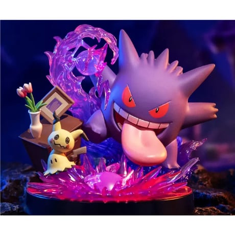 [The outer box may be crushed] China exclusive Pokemon × Funism Gengar &amp; Mimikkyu figure [Approx. 14cm]