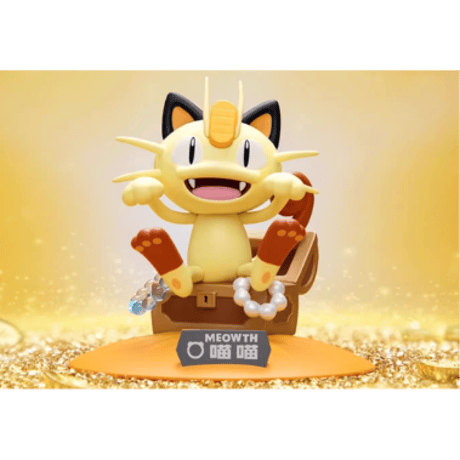 [The outer box may be crushed] China exclusive Pokemon x Funism palm-sized figure [Meowth]