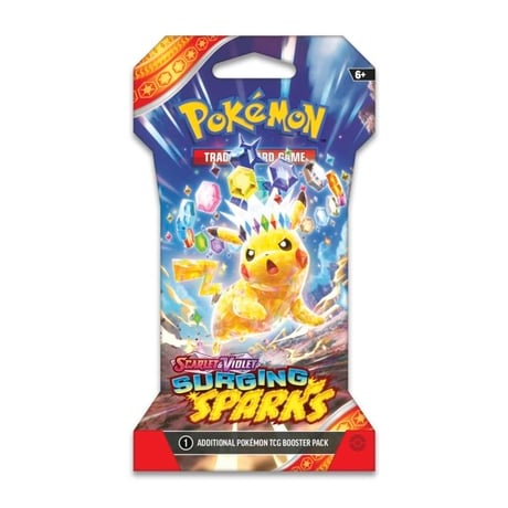 Pokémon Card Surging Sparks Sleeved Booster Pack (random pack design)