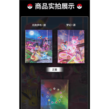 【9ポケット】中国本土限定 ポケモンカード カードアルバム 【イーブイズ 】